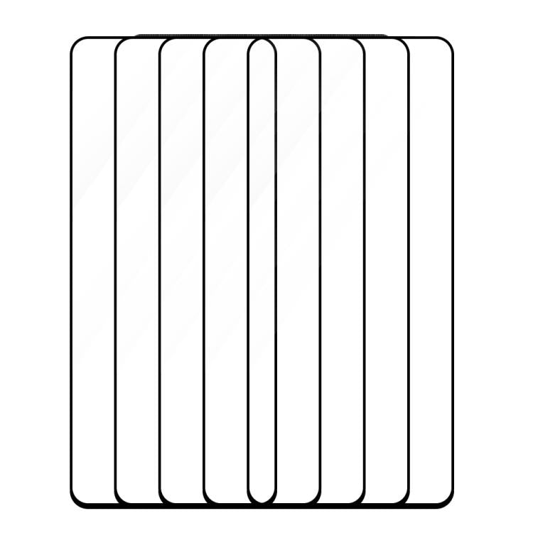For Honor X60 5pcs / Pack Do As You Wish Silk Screen Printed HD Tempered Glass Film - Black