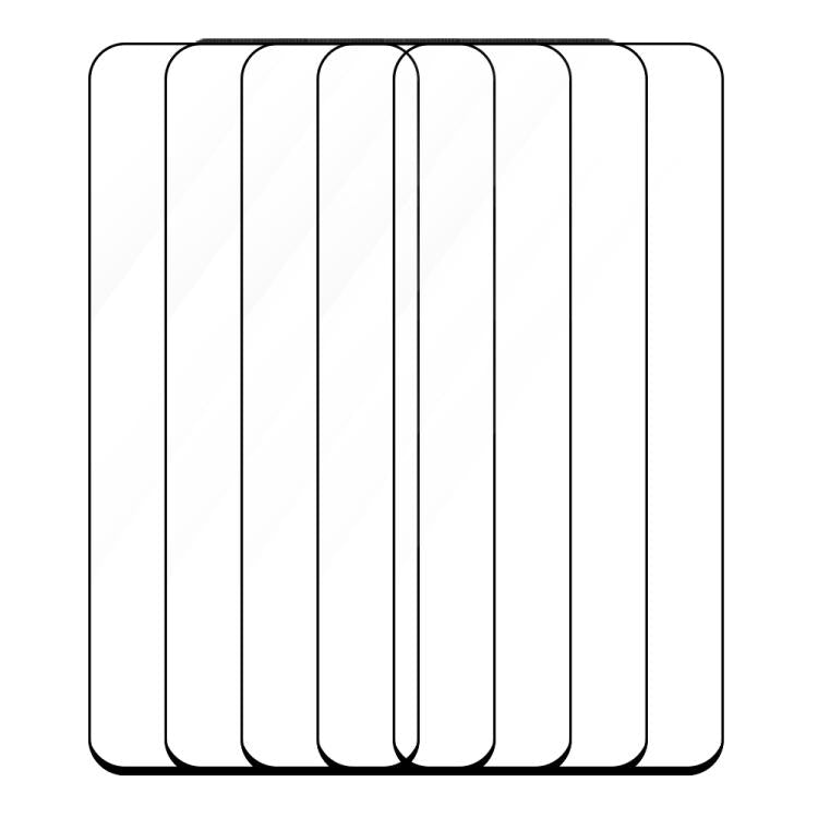 For Honor 90 GT 5pcs / Pack Do As You Wish Silk Screen Printed HD Tempered Glass Film - Black