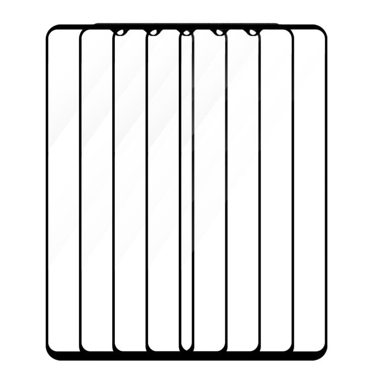 For Honor X5 Plus 5pcs / Pack Do As You Wish Silk Screen Printed HD Tempered Glass Film - Black