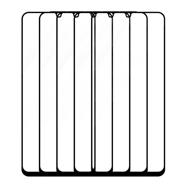 For Honor Play7T 5pcs / Pack Do As You Wish Silk Screen Printed HD Tempered Glass Film - Black