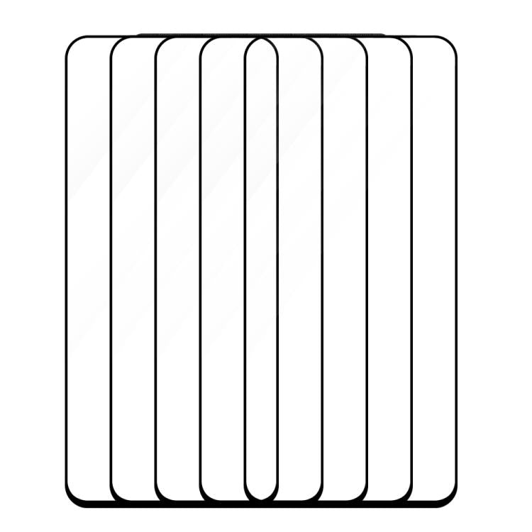 For Honor X40i 5pcs / Pack Do As You Wish Silk Screen Printed HD Tempered Glass Film - Black