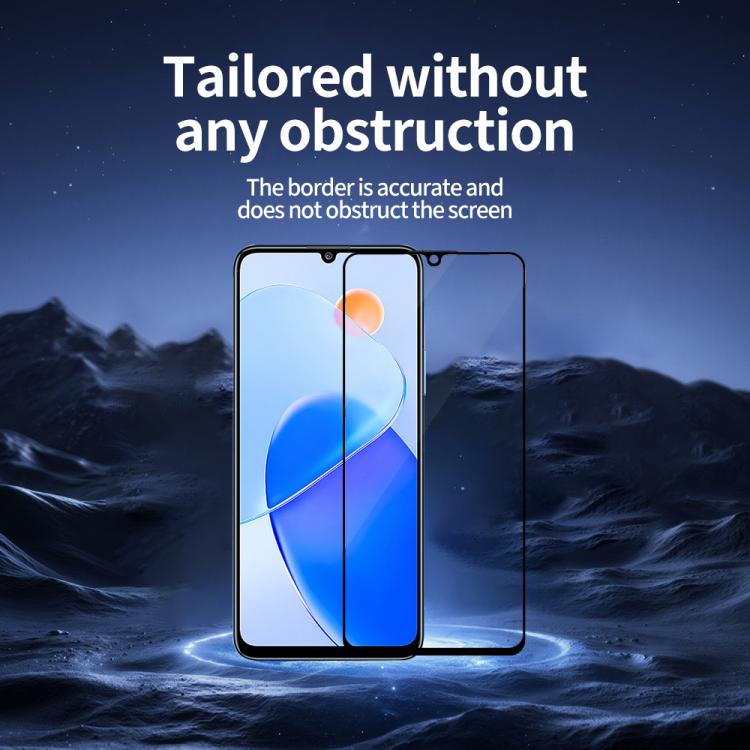 For Honor Play6T 5pcs / Pack Do As You Wish Silk Screen Printed HD Tempered Glass Film - Black