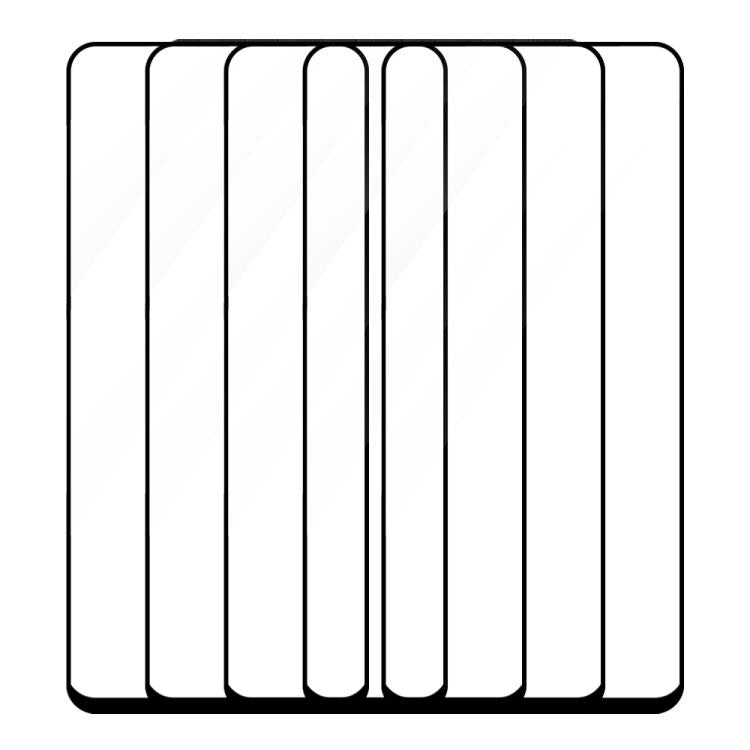 For Honor Play6T Pro 5pcs / Pack Do As You Wish Silk Screen Printed HD Tempered Glass Film - Black