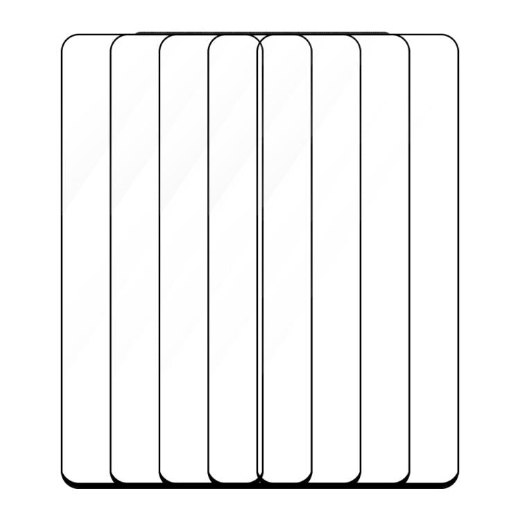 For Honor Play 5T Pro 5pcs / Pack Do As You Wish Silk Screen Printed HD Tempered Glass Film - Black