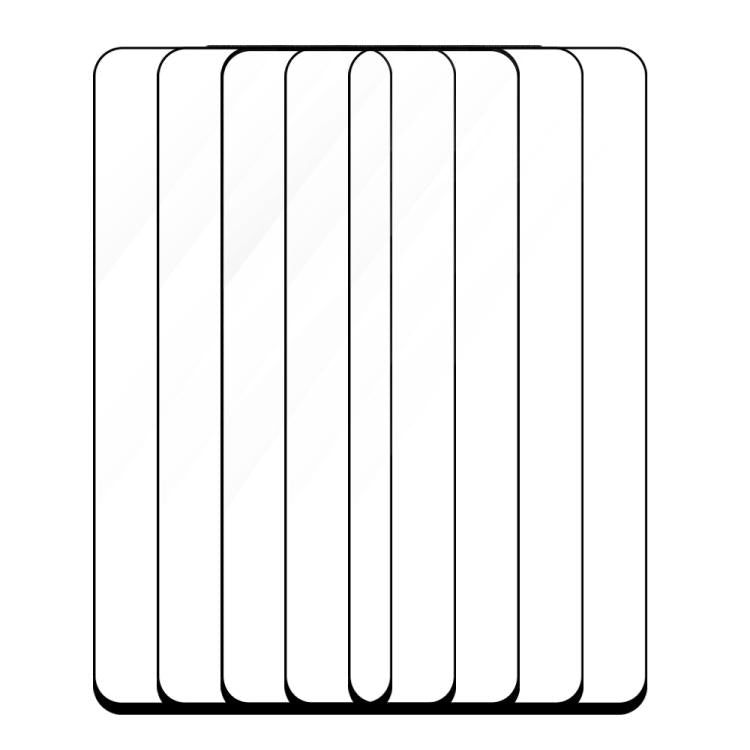 For Honor X20 5pcs / Pack Do As You Wish Silk Screen Printed HD Tempered Glass Film - Black