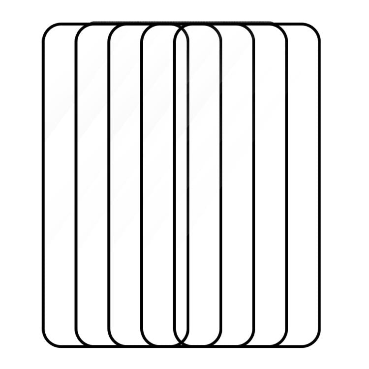 For Honor X8b 5pcs / Pack Do As You Wish Silk Screen Printed HD Tempered Glass Film - Black