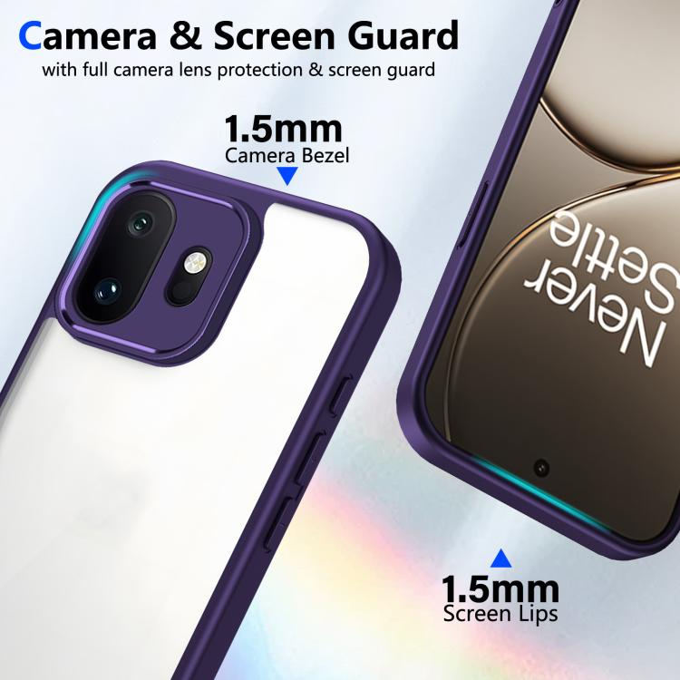 For OnePlus 15T  5G Matte PC Skin-feel Shockproof Phone Case