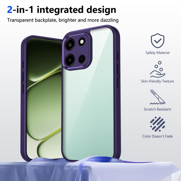 For OnePlus Nord 6 5G Matte PC Skin-feel Shockproof Phone Case