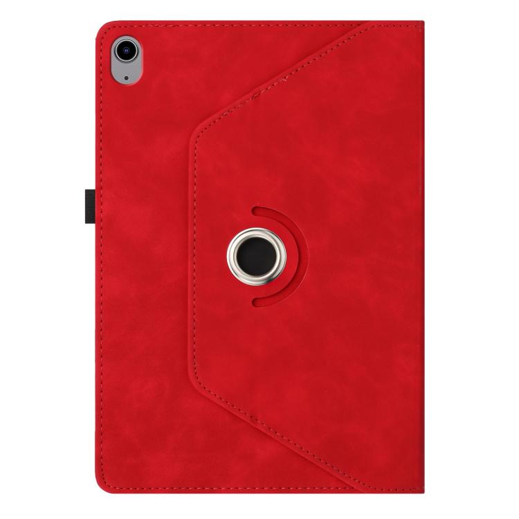 For iPad 2022 / 2025 Smile Embossed Rotation Holder Leather Smart Tablet Case
