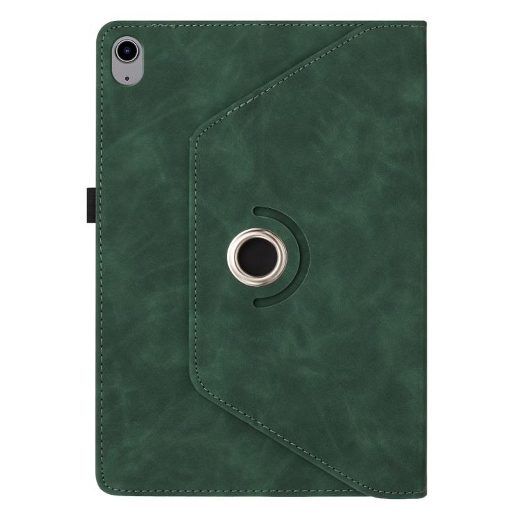 For iPad 2022 / 2025 Smile Embossed Rotation Holder Leather Smart Tablet Case