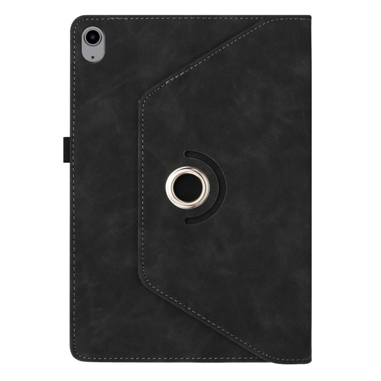 For iPad 2022 / 2025 Smile Embossed Rotation Holder Leather Smart Tablet Case