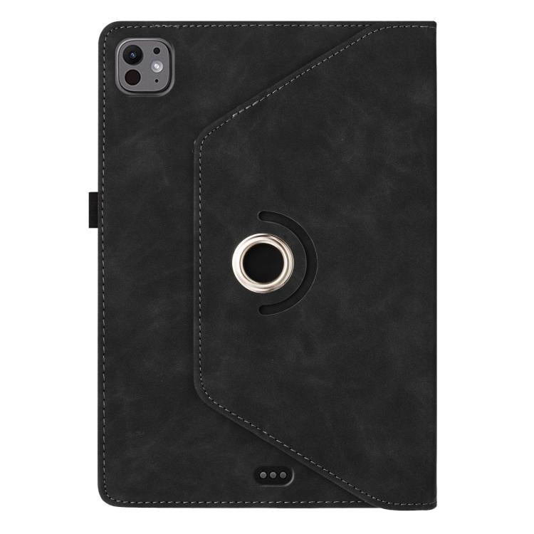 For iPad Air 11 2026 / 2025 / 2024 Smile Embossed Rotation Holder Leather Smart Tablet Case