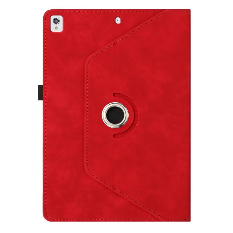 For iPad 10.2 2020 / 2019 / 10.5 2019 Smile Embossed Rotation Holder Leather Smart Tablet Case