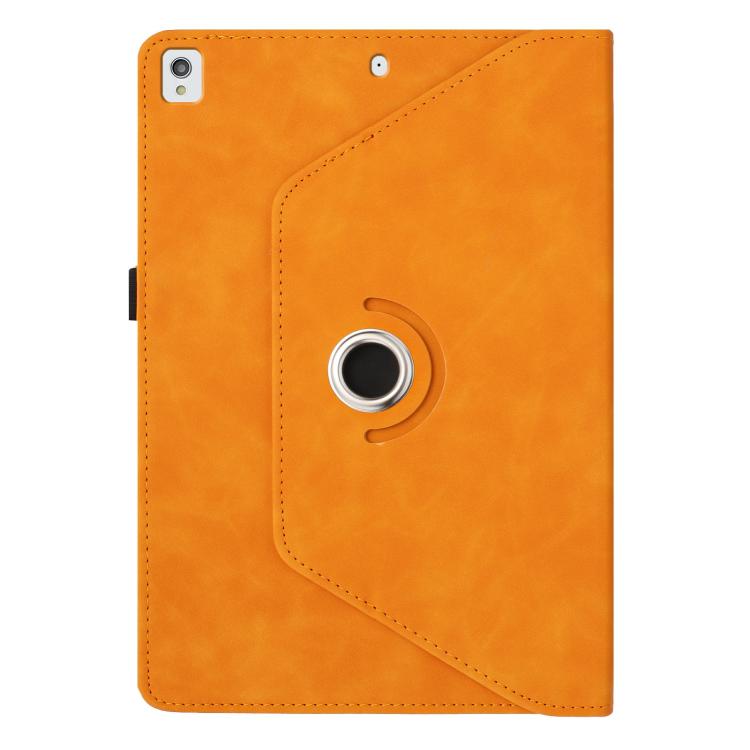 For iPad 10.2 2020 / 2019 / 10.5 2019 Smile Embossed Rotation Holder Leather Smart Tablet Case