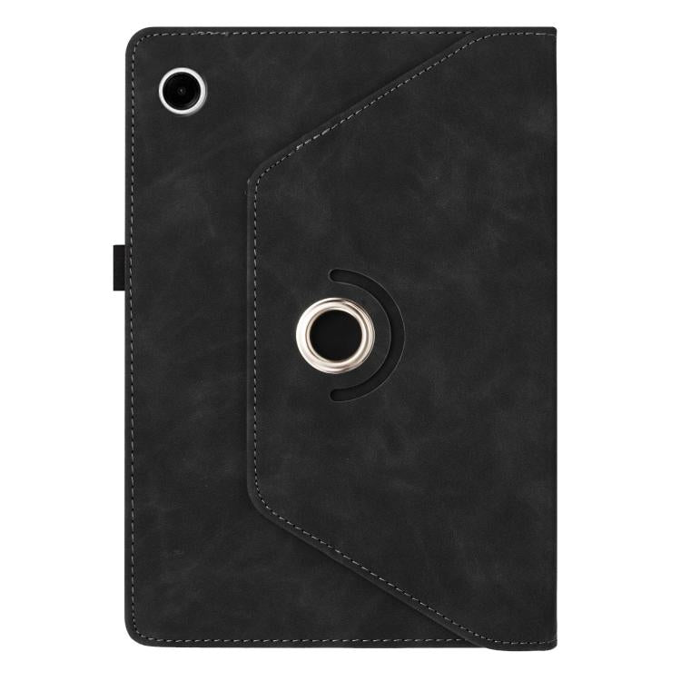 For Samsung Galaxy Tab A11+ / A9+ Smile Embossed Rotation Holder Leather Smart Tablet Case