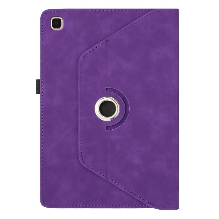 For Samsung Galaxy Tab S6 Lite 2024 Smile Embossed Rotation Holder Leather Smart Tablet Case