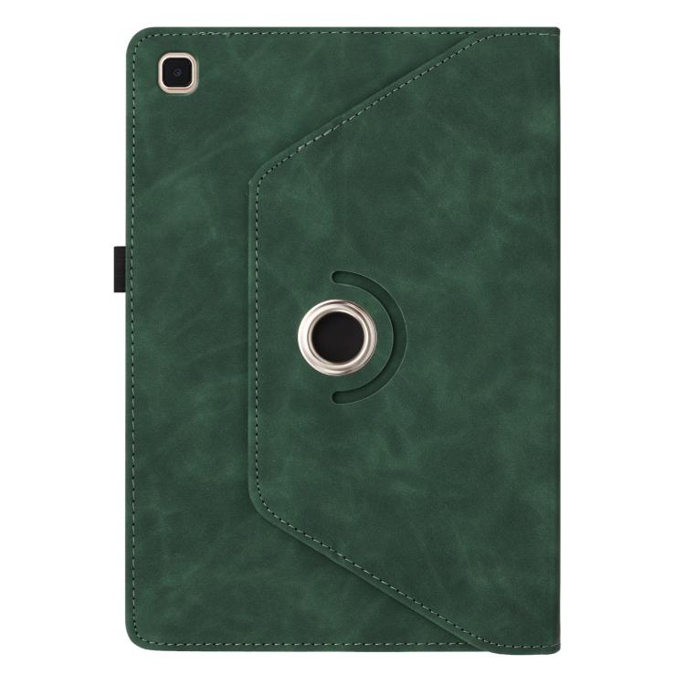 For Samsung Galaxy Tab S6 Lite 2024 Smile Embossed Rotation Holder Leather Smart Tablet Case