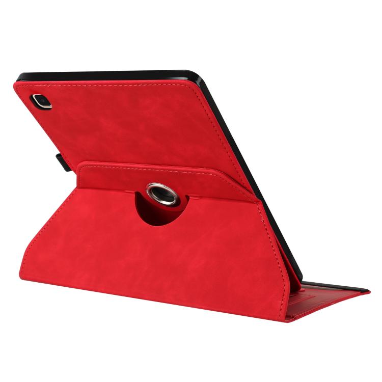 For Samsung Galaxy Tab A 10.1 2019 Smile Embossed Rotation Holder Leather Tablet Case