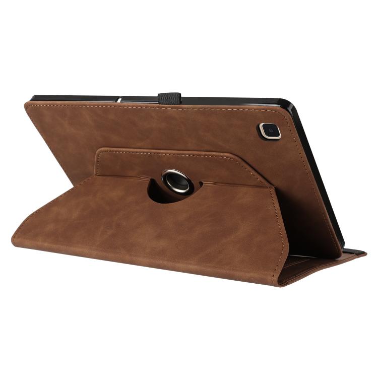 For Samsung Galaxy Tab A 10.1 2019 Smile Embossed Rotation Holder Leather Tablet Case