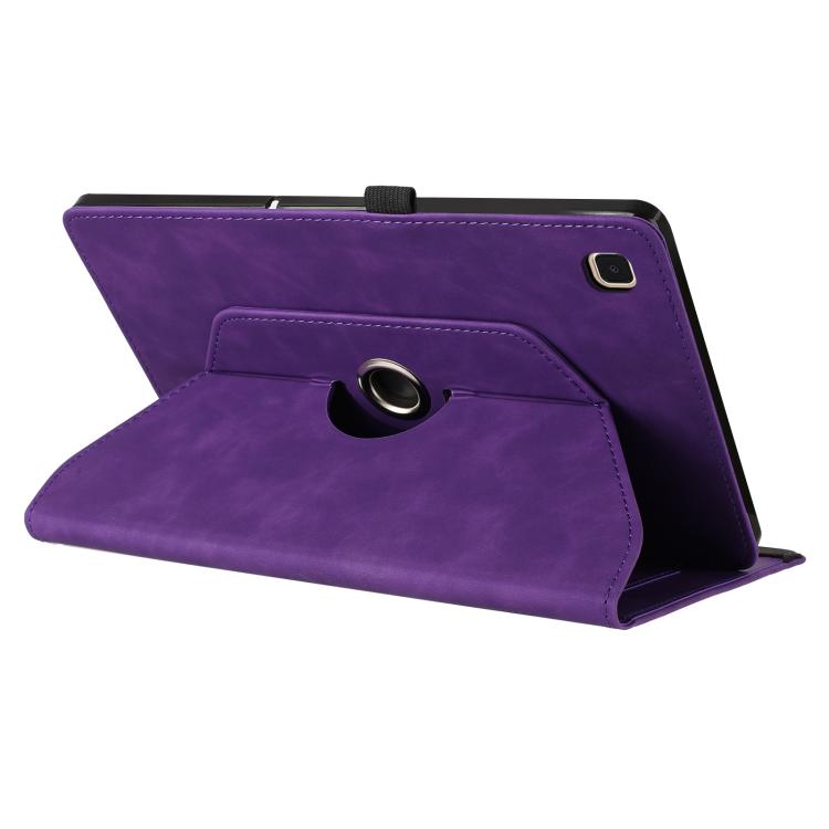 For Samsung Galaxy Tab A 10.1 2019 Smile Embossed Rotation Holder Leather Tablet Case