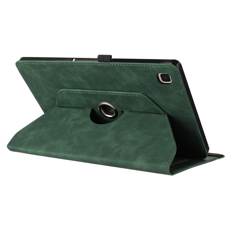 For Samsung Galaxy Tab A 10.1 2019 Smile Embossed Rotation Holder Leather Tablet Case