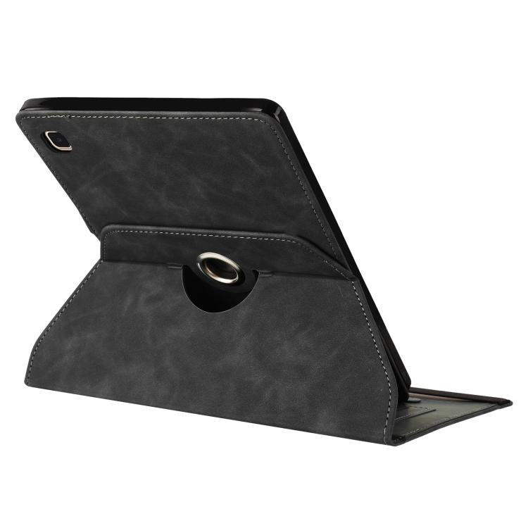 For Samsung Galaxy Tab A 10.1 2019 Smile Embossed Rotation Holder Leather Tablet Case