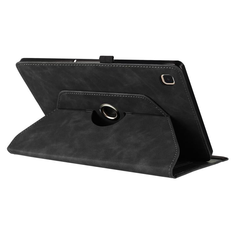 For Samsung Galaxy Tab A 10.1 2019 Smile Embossed Rotation Holder Leather Tablet Case