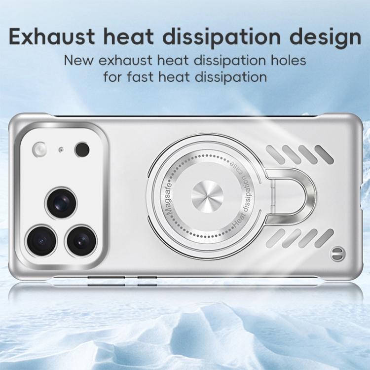 For iPhone 17 Pro Max Ice Sense Series Graphene Cooling MagSafe Holder Phone Case
