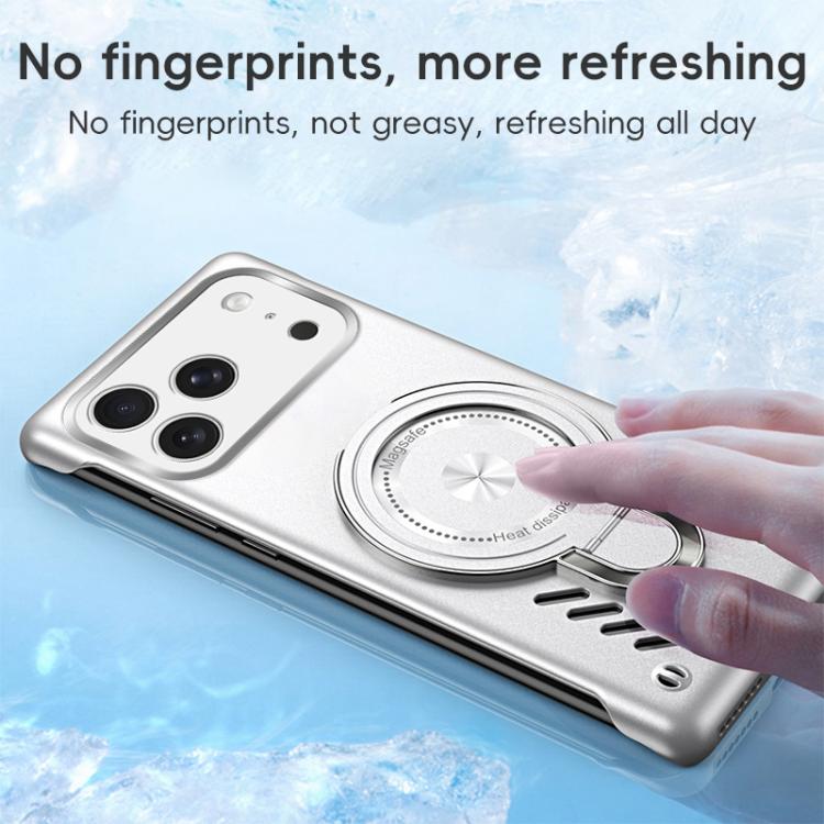 For iPhone 17 Pro Max Ice Sense Series Graphene Cooling MagSafe Holder Phone Case