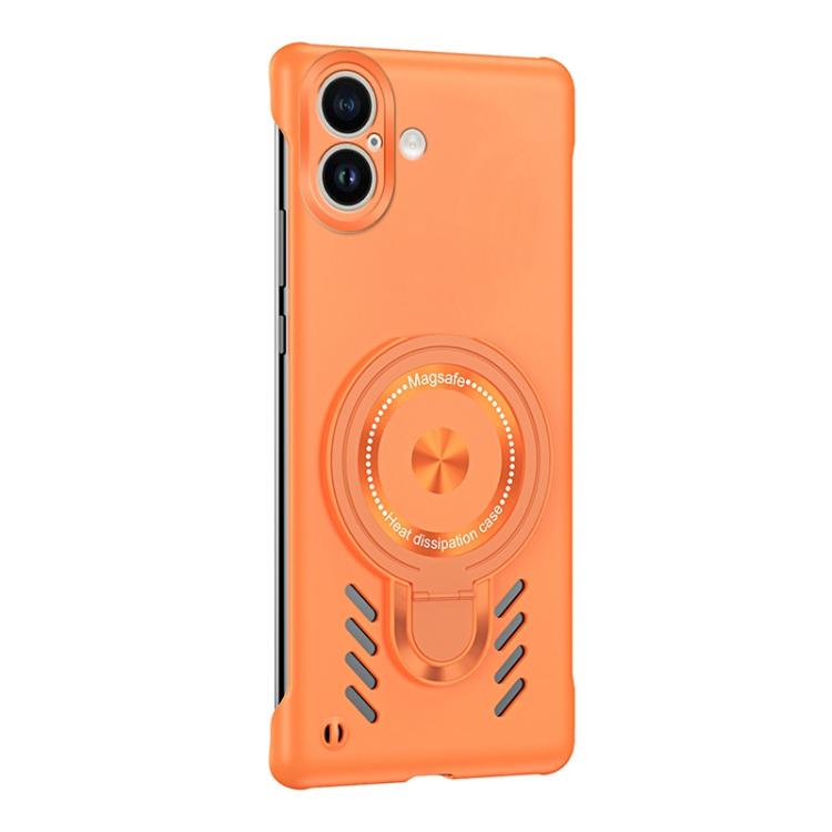For iPhone 17 Ice Sense Series Graphene Cooling MagSafe Holder Phone Case