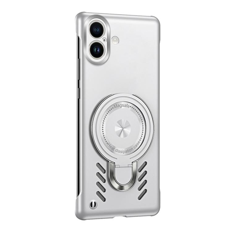For iPhone 17 Ice Sense Series Graphene Cooling MagSafe Holder Phone Case