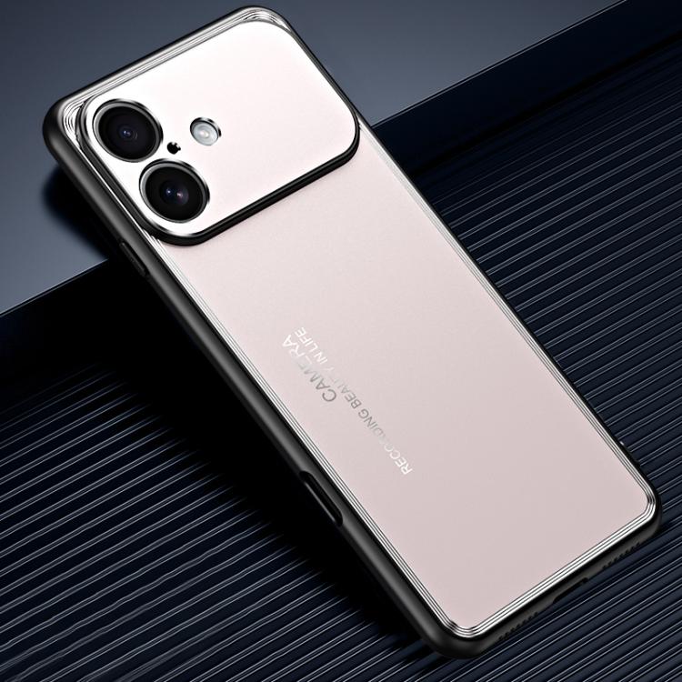 For iPhone 17 Frosted Metal Phone Case