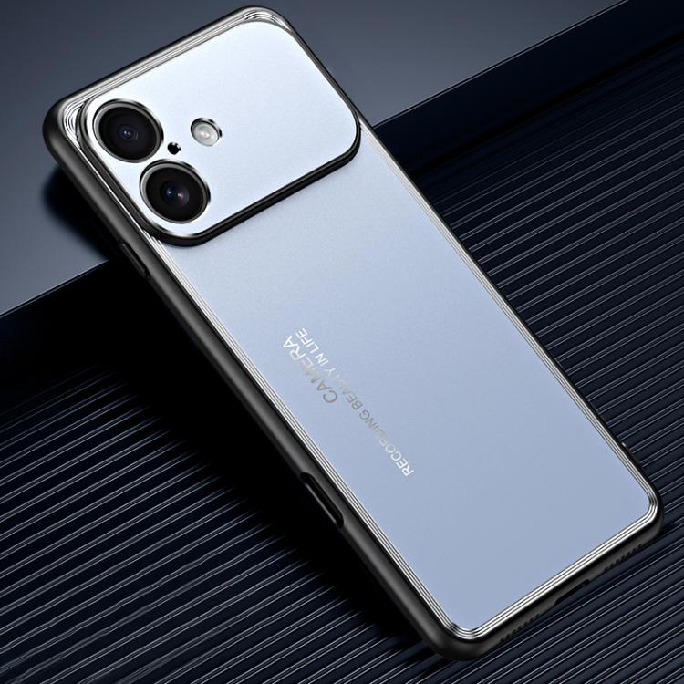 For iPhone 17 Frosted Metal Phone Case