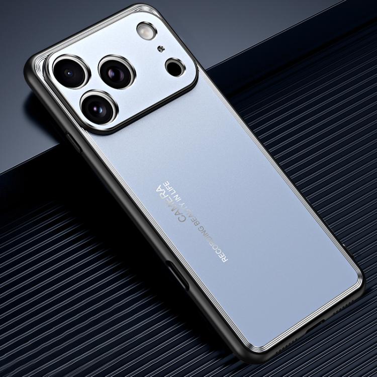 For iPhone 17 Pro Max Frosted Metal Phone Case