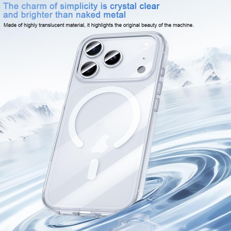 For iPhone 17 Pro Benks Ice Crystal Clear MagSafe Magnetic Phone Case - Transparent