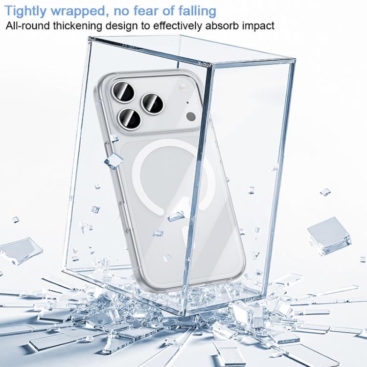 For iPhone 17 Pro Benks Ice Crystal Clear MagSafe Magnetic Phone Case - Transparent