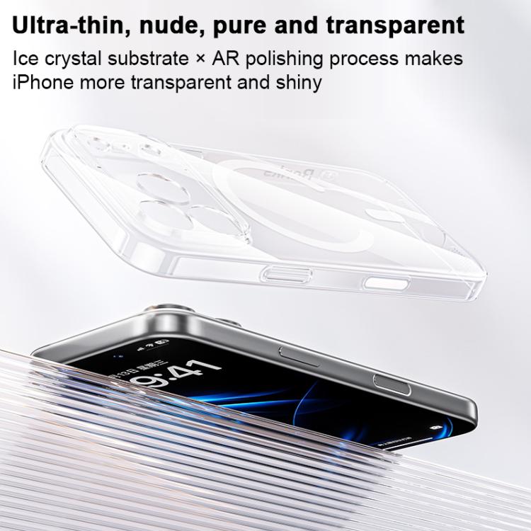 For iPhone 17 Pro Max Benks Zero Sense Ultra-Thin MagSafe Magnetic Phone Case - Transparent