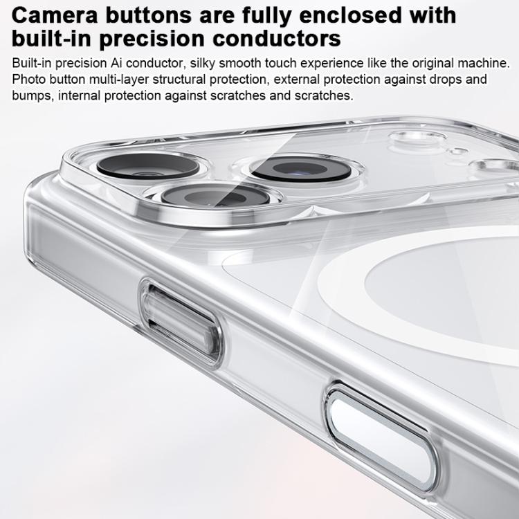 For iPhone 17 Benks Zero Sense Ultra-Thin MagSafe Magnetic Phone Case - Transparent