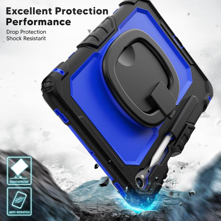 For Samsung Galaxy Tab S11 D Type Silicone Hybrid PC Tablet Case with Handle Holder