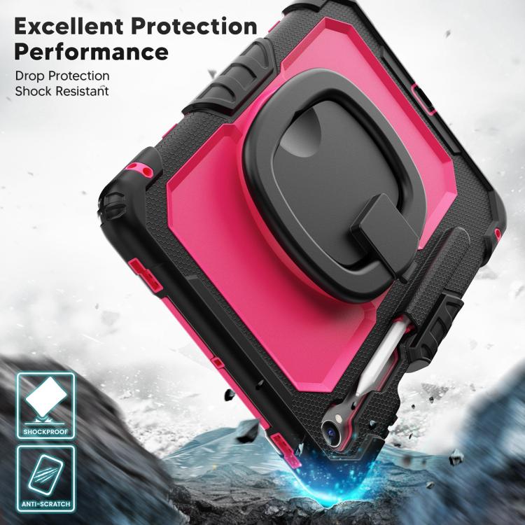For Samsung Galaxy Tab S11 D Type Silicone Hybrid PC Tablet Case with Handle Holder
