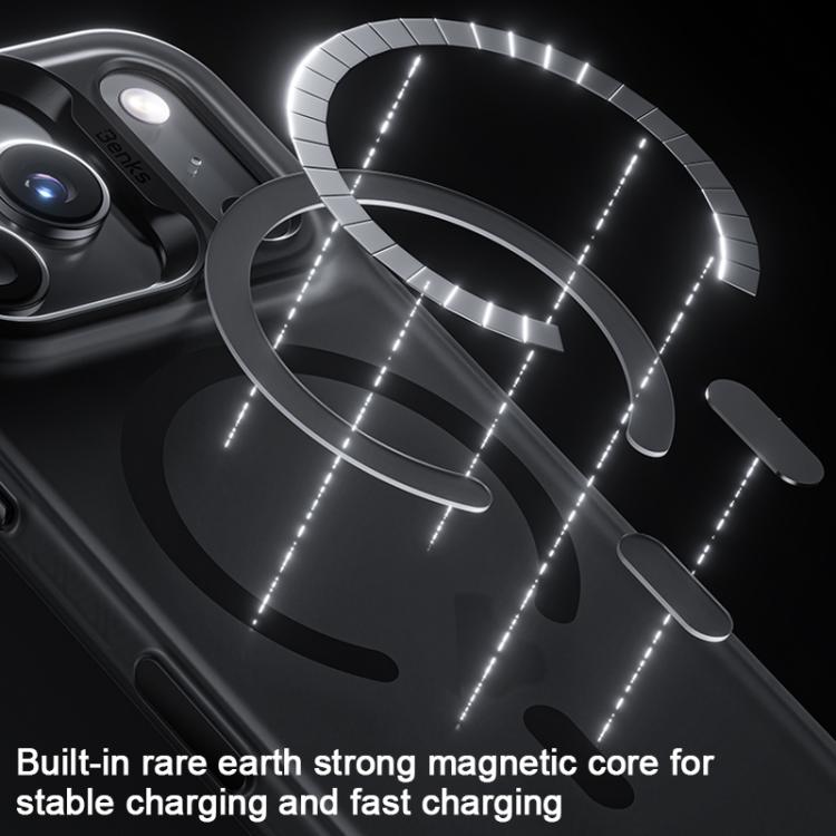 For iPhone Air Benks Frosted MagSafe Magnetic Shockproof Phone Case