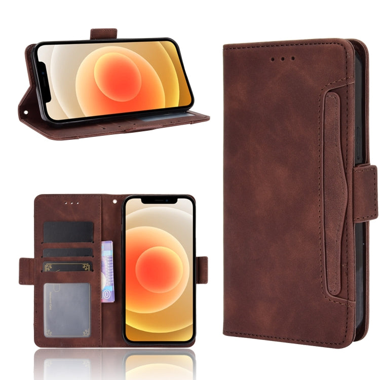 For iPhone 12 mini Multiple Card Slots Horizontal Flip Leather Case with Holder & Wallet