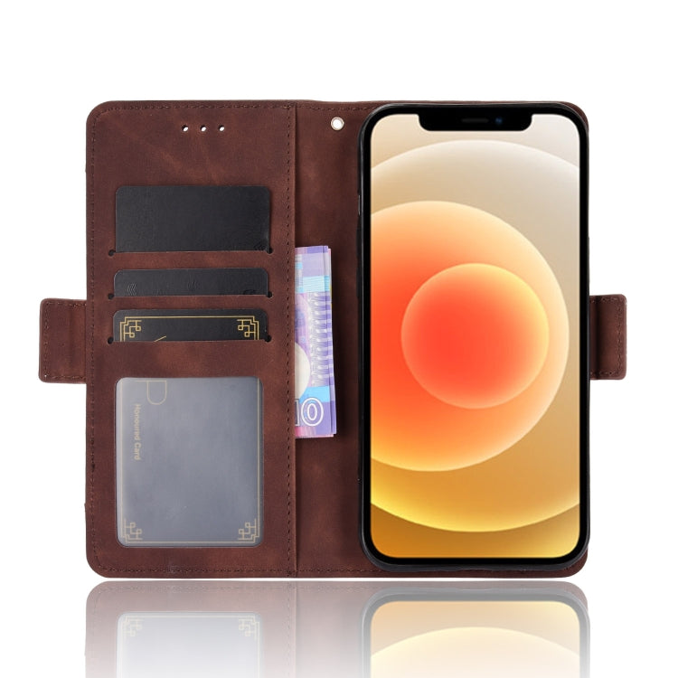 For iPhone 12 mini Multiple Card Slots Horizontal Flip Leather Case with Holder & Wallet