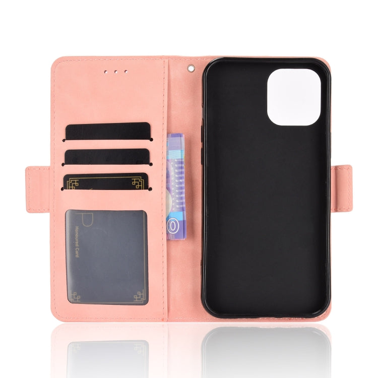 For iPhone 12 Pro Max Multiple Card Slots Horizontal Flip Leather Case with Holder & Wallet