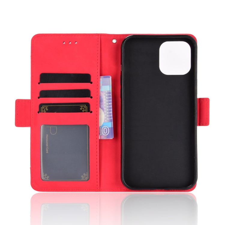 For iPhone 12 Pro Max Multiple Card Slots Horizontal Flip Leather Case with Holder & Wallet