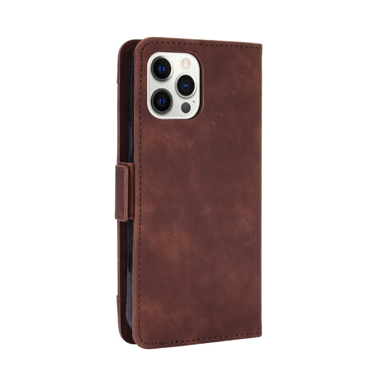 For iPhone 12 Pro Max Multiple Card Slots Horizontal Flip Leather Case with Holder & Wallet