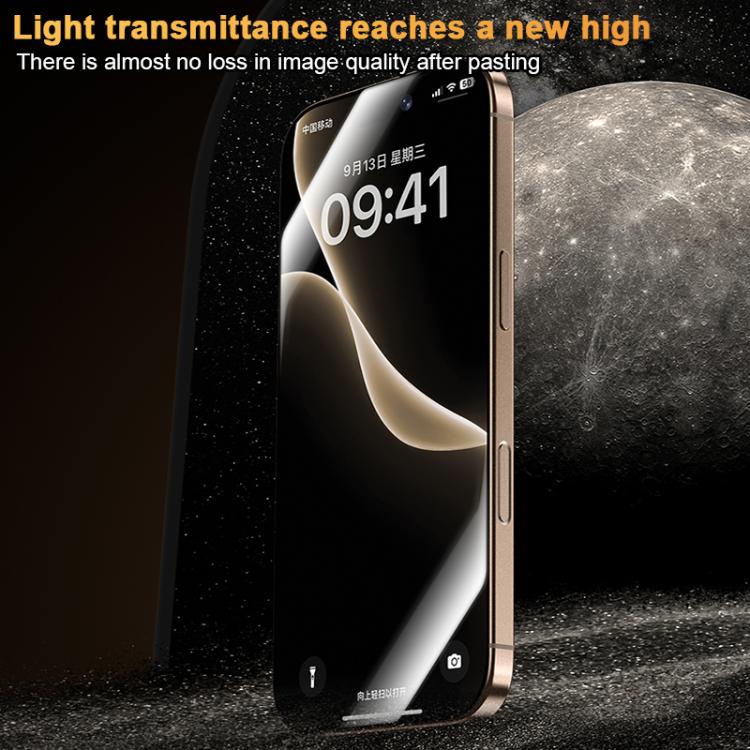 For iPhone 17 Pro Benks King Kong Corning Hot-bend Full-glue HD Tempered Film Quick-attach Version