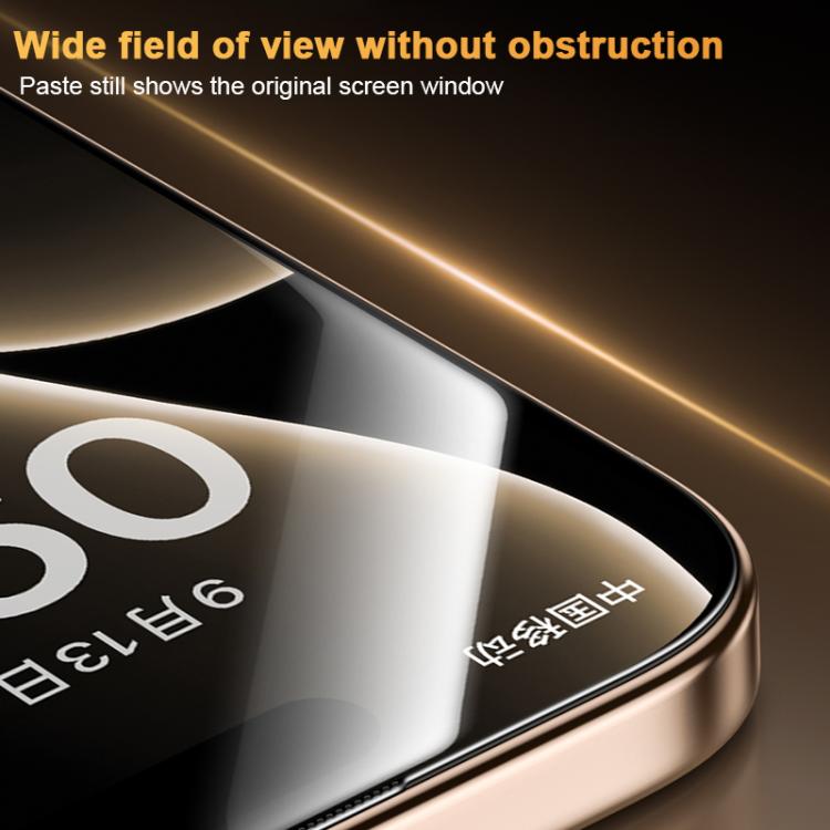 For iPhone 17 Pro Benks King Kong Corning Hot-bend Full-glue HD Tempered Film Quick-attach Version