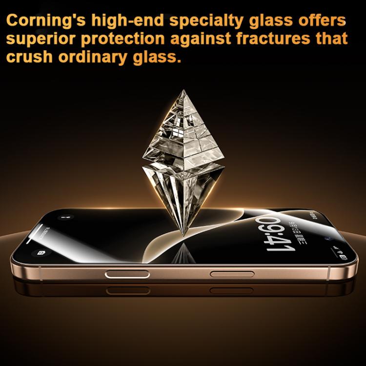 For iPhone 17 Pro Max Benks King Kong Corning Hot-bend Full-glue HD Tempered Film Quick-attach Version