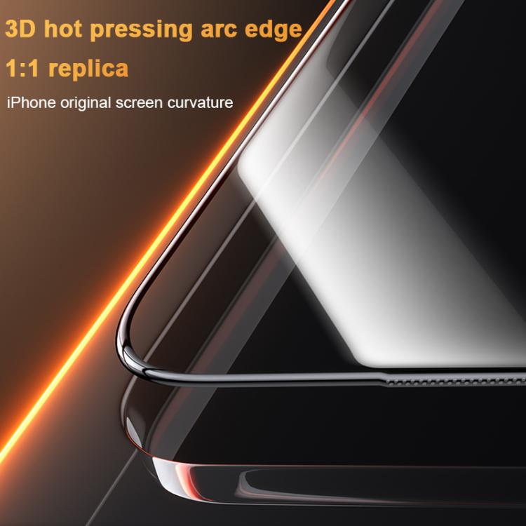 For iPhone 17 Pro Benks King Kong Corning Hot-bend Full-glue HD Tempered Film Quick-attach Version